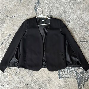 DKNY Women's Black Jacket sleeveless